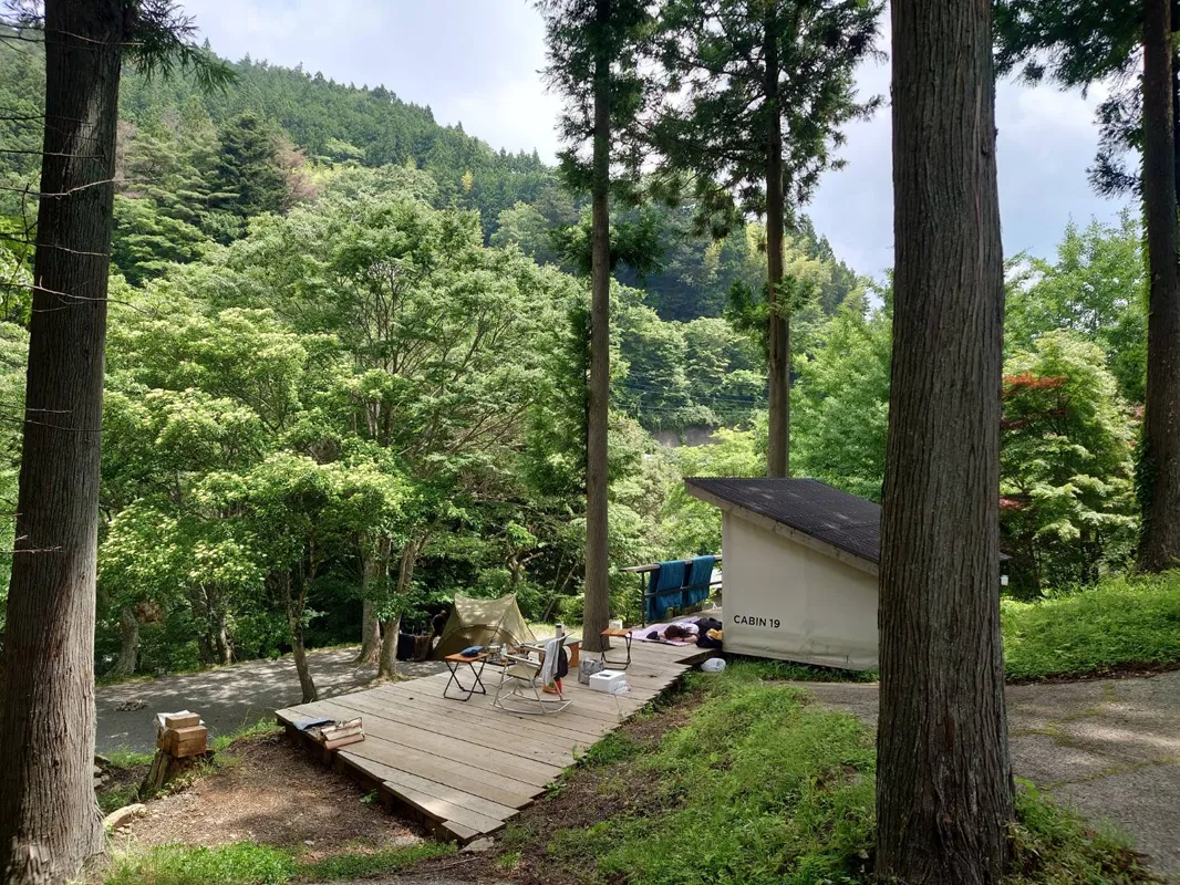 水源の森キャンプランドのようす