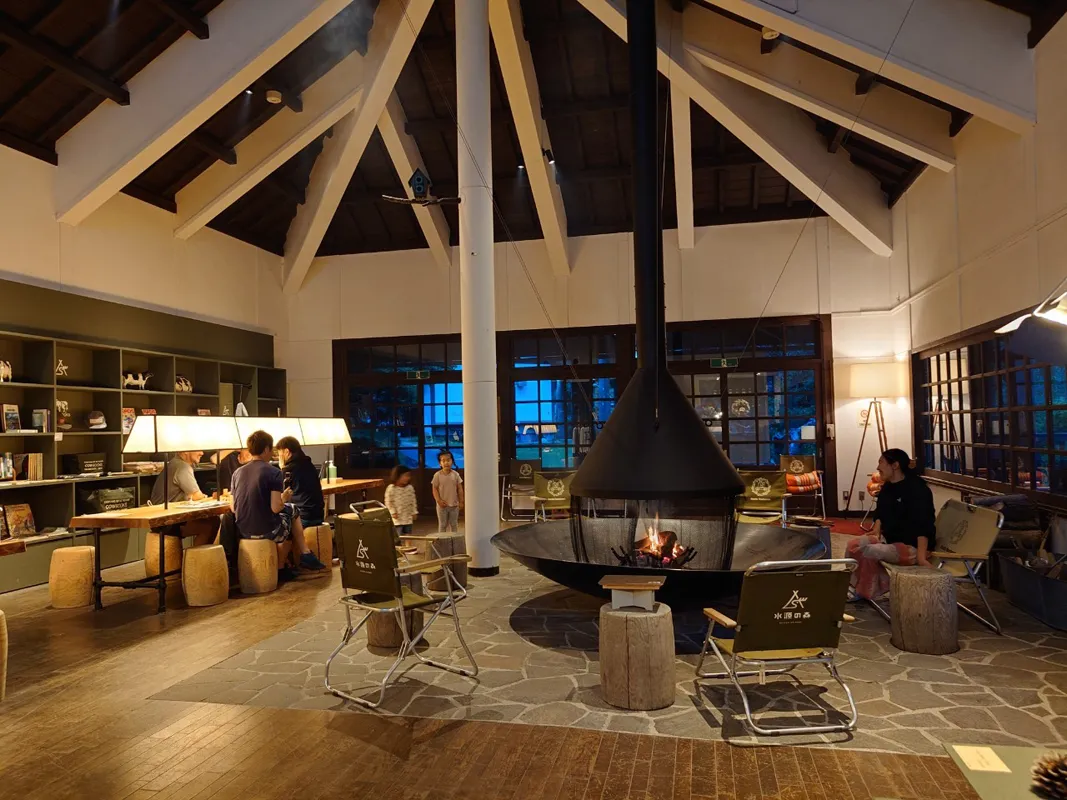 水源の森キャンプランドのようす