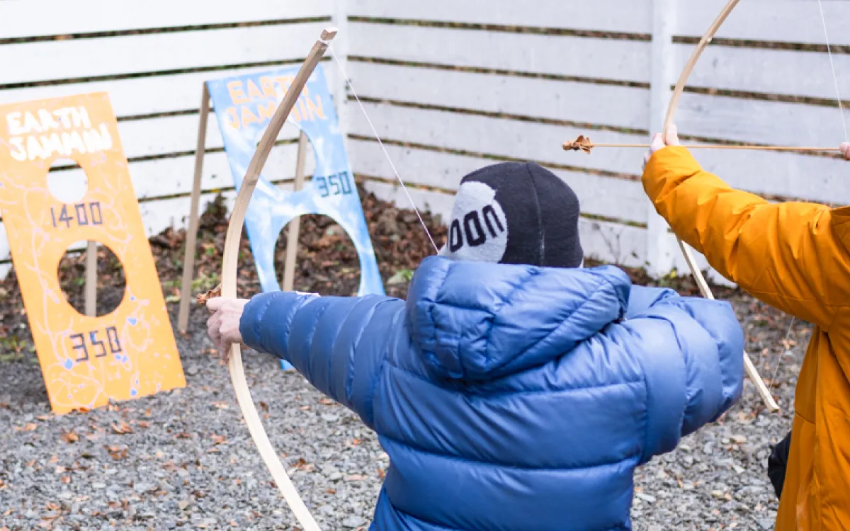 のあそび／弓ゲーム