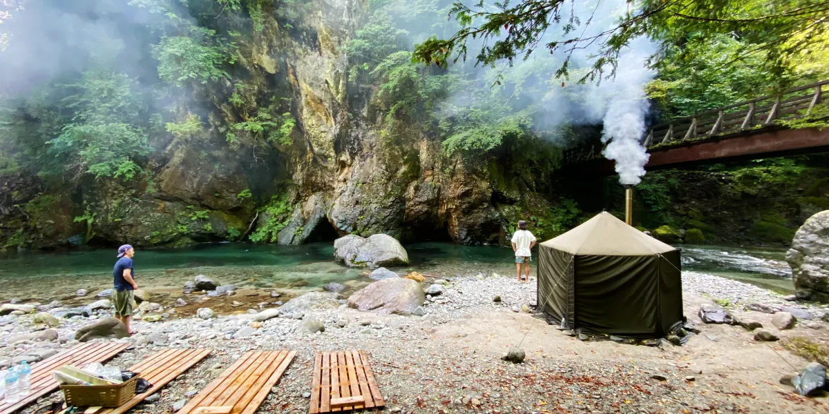 のあそび／テントサウナ