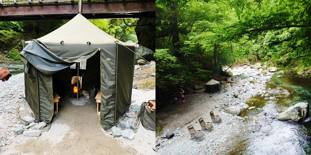 のあそび／テントサウナ